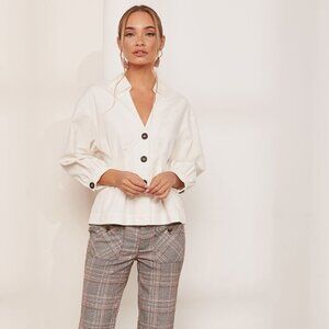 Free People | Night Moves Peplum Top